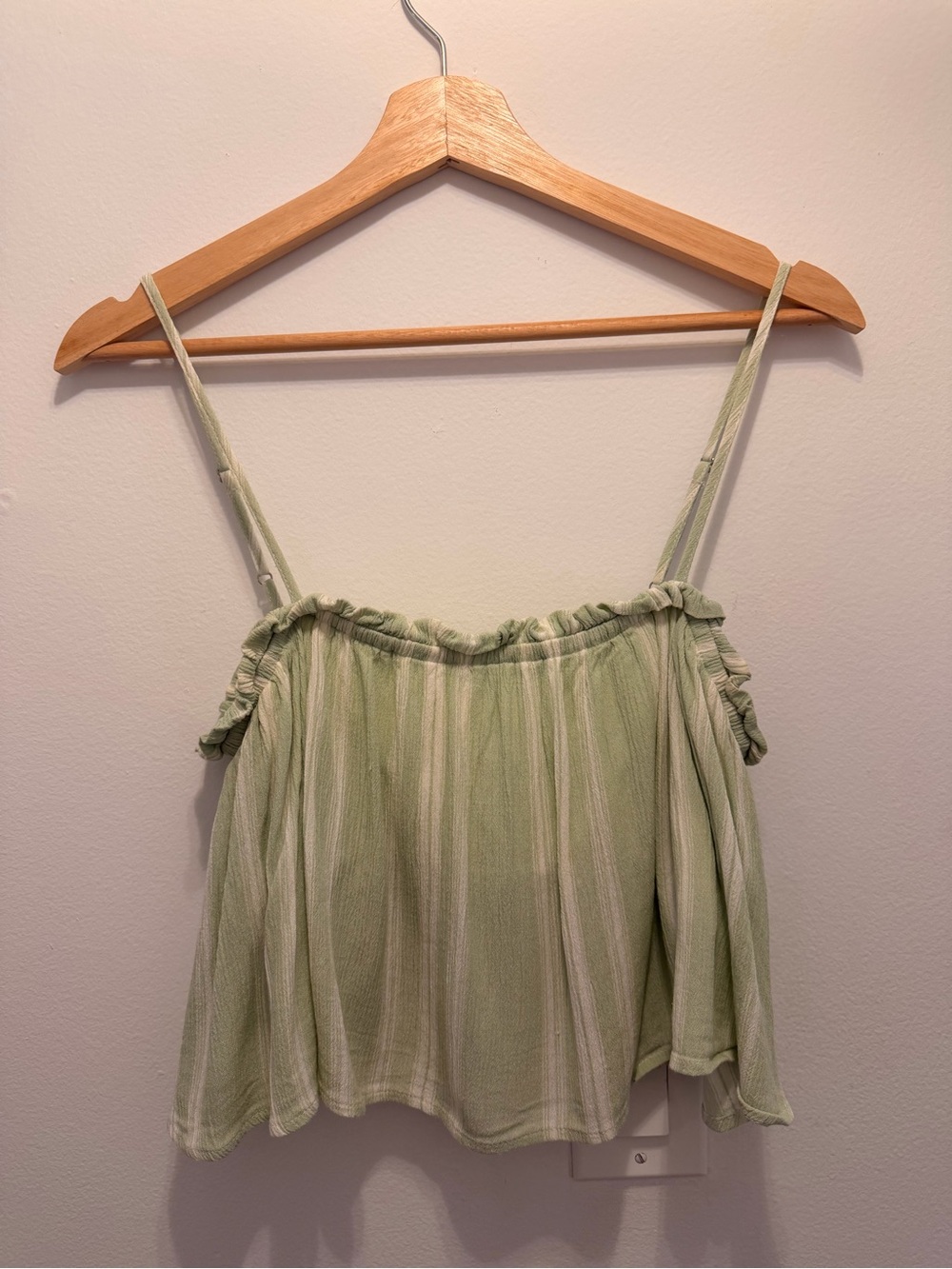 Cotton Candy LA Light Green Striped set - Women